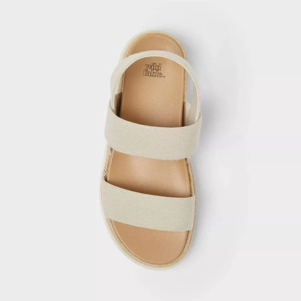 Women's Sandals by Wild Fable Elliot Off White Size 6.5 New With‎ Tags